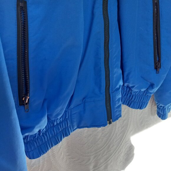 Polar Fleece By Malden Cobalt Blue Lined Jacket W/ Boeing Logo Sz M (T-379) - Picture 5 of 11